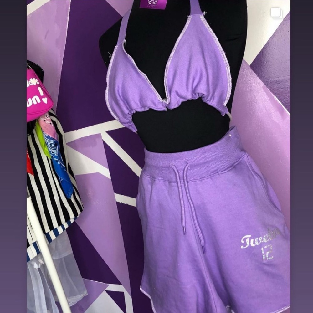 Two Piece Lavender Set